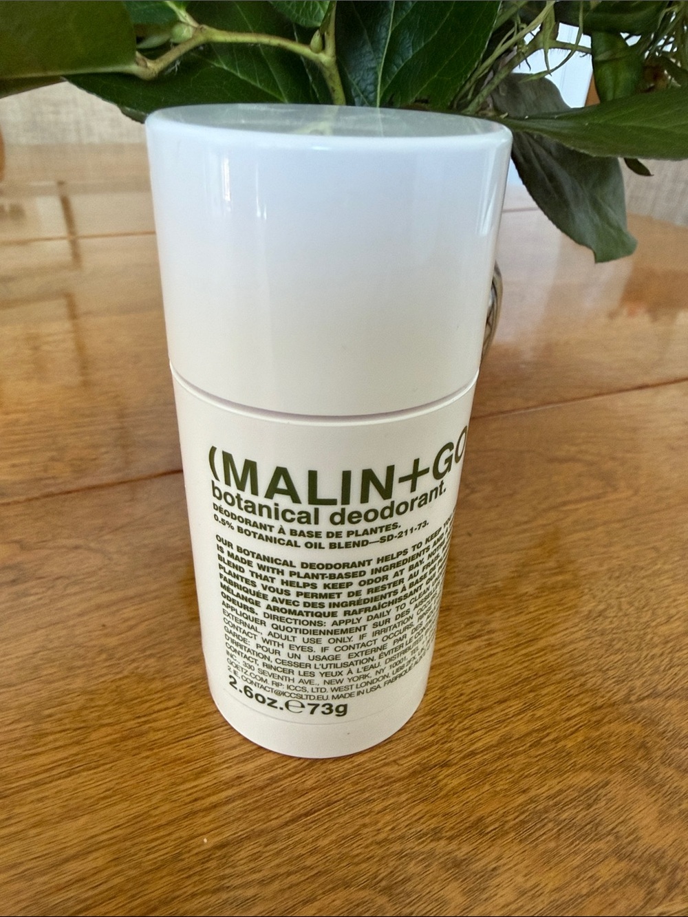 NEW (malin+goetz) botanical deodorant